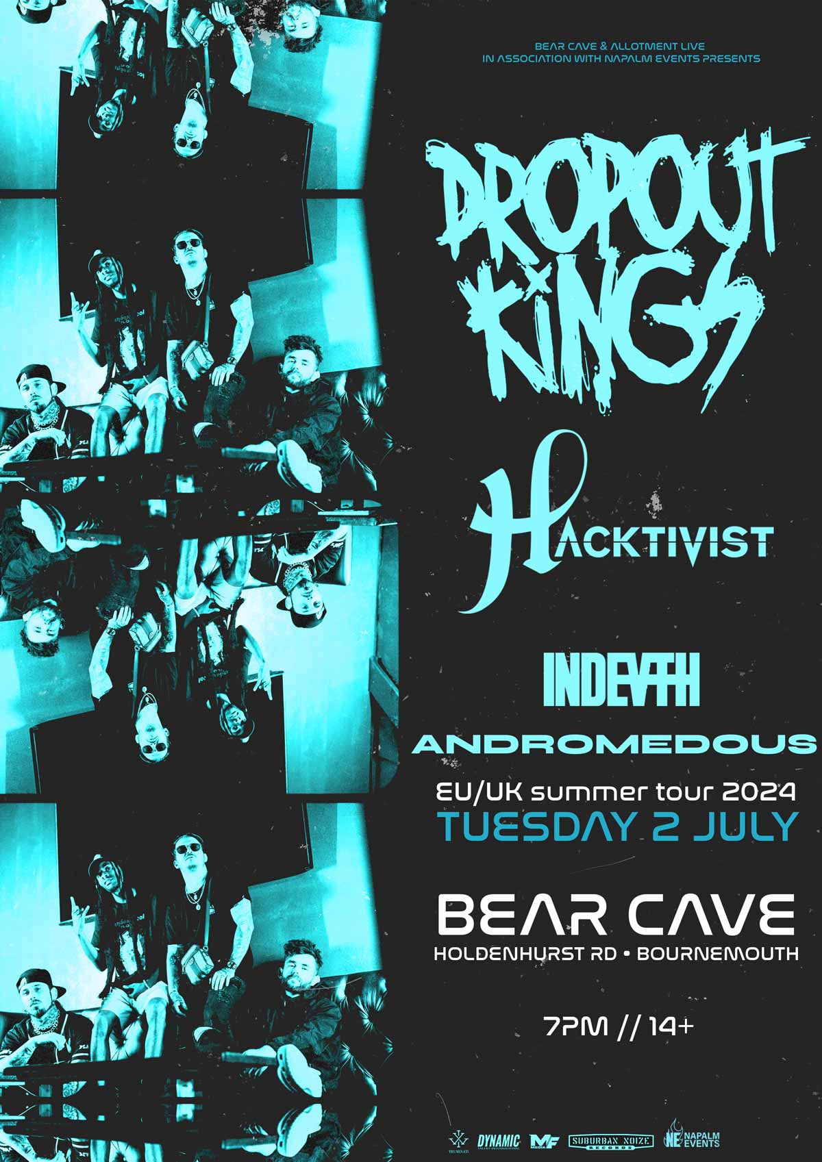  Event - Dropout Kings – Bear Cave, Bournemouth Tue, 02 Jul 2024