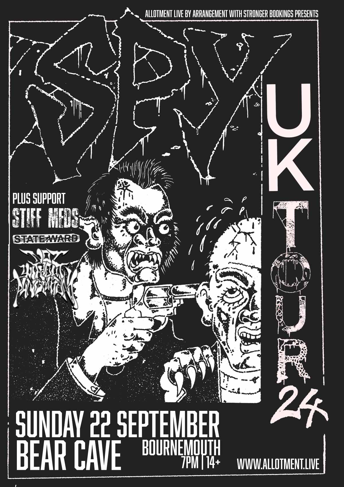  Event - Spy – Bear Cave, Bournemouth Sun, 22 Sep 2024