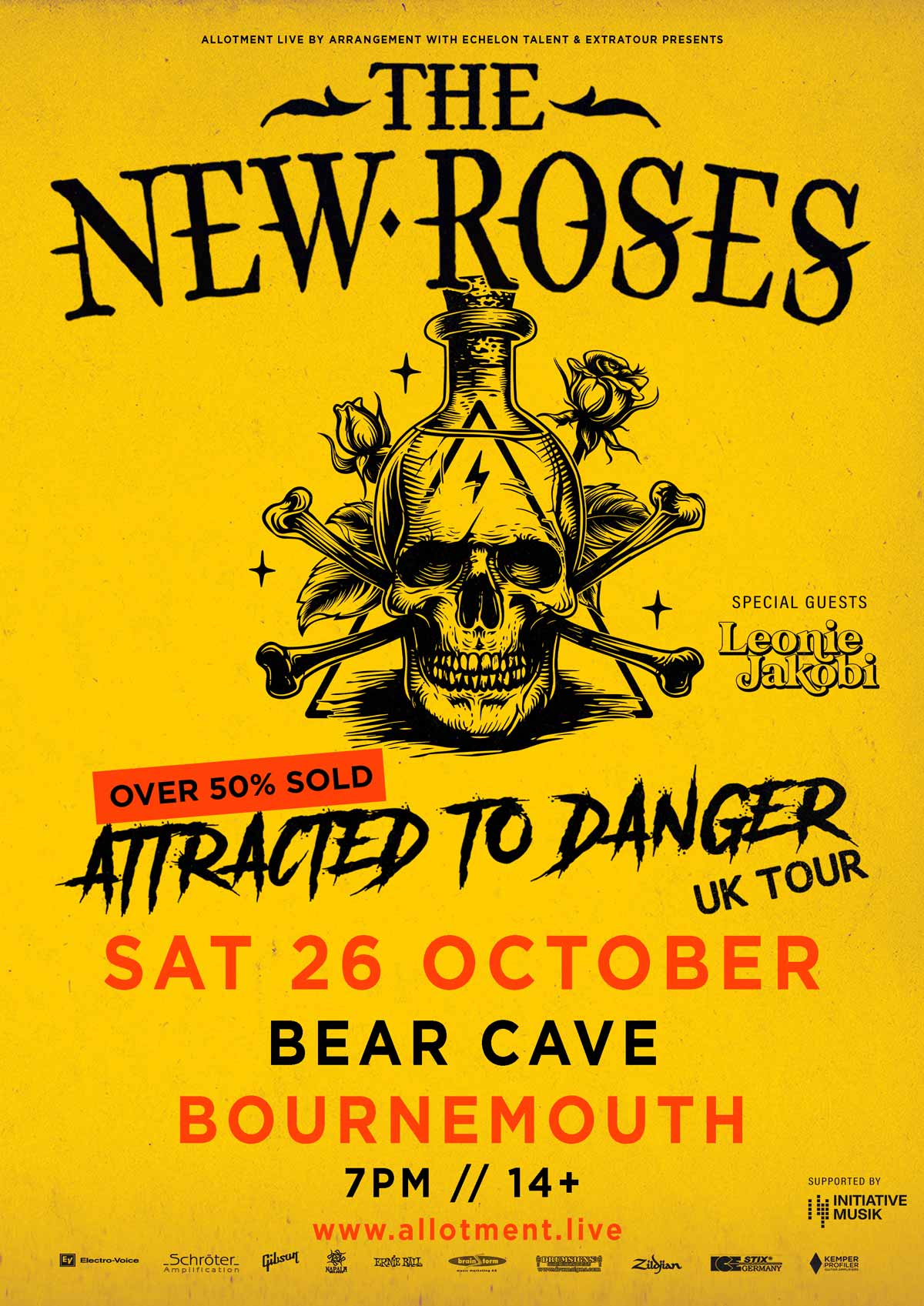 Event - The New Roses – Bear Cave, Bournemouth Sat, 26 Oct 2024