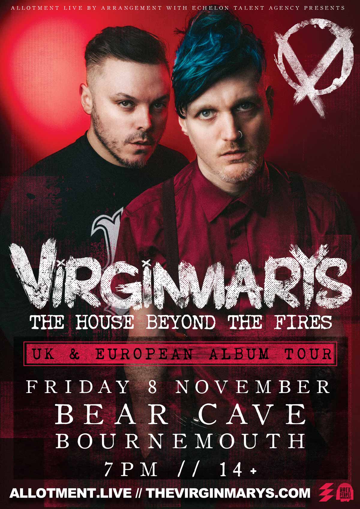Event - The Virginmarys – Bear Cave, Bournemouth Fri, 08 Nov 2024