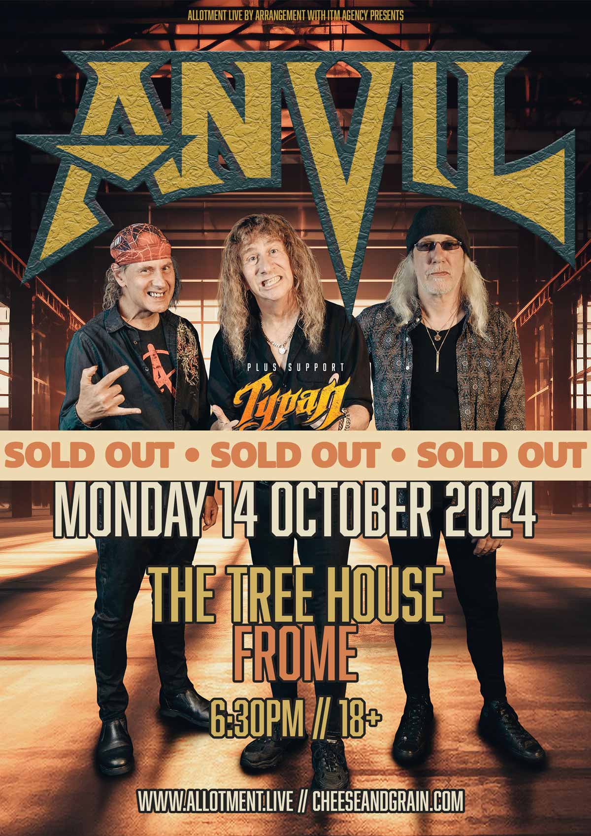 Event - Anvil – The Tree House, Frome Mon, 14 Oct 2024
