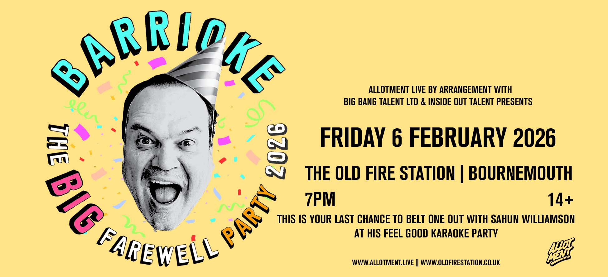 Allotment Live - Barrioke Event TOFS