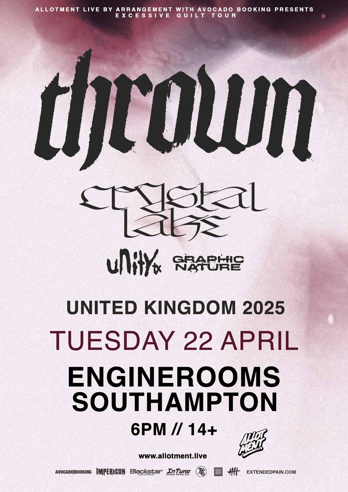 Event - Thrown – EngineRooms, Southampton Tue, 22 Apr 2025