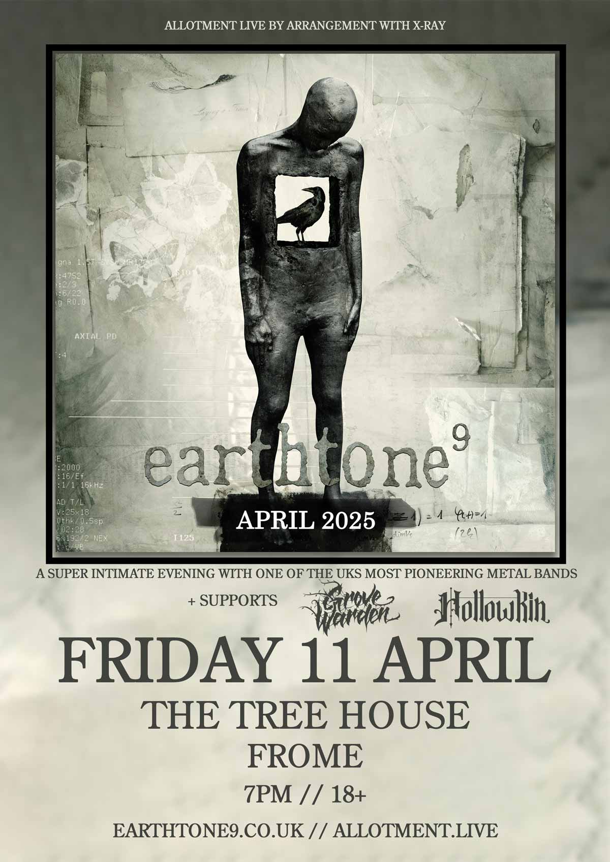 Event - Earthtone9 – The Tree House, Frome Fri, 11 Apr 2025