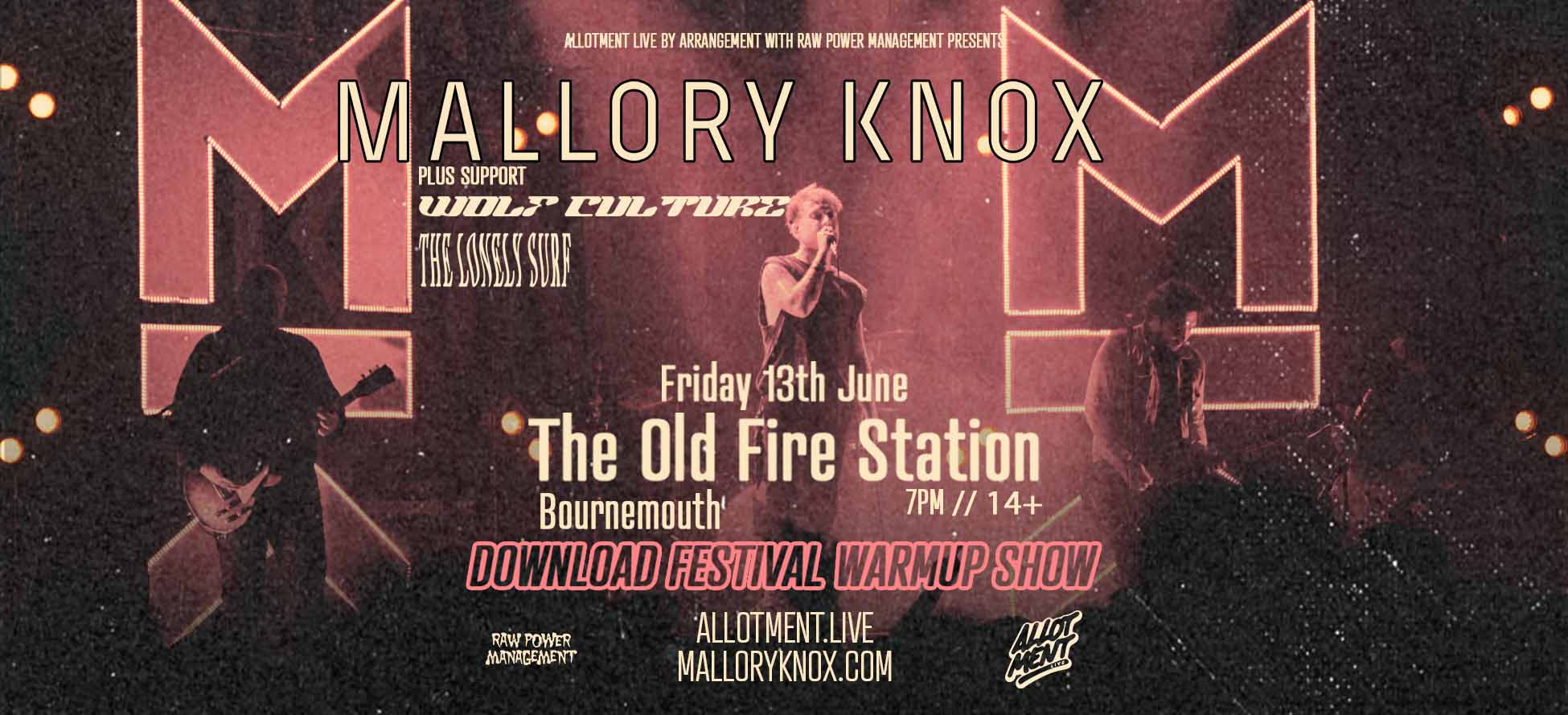 Allotment Live - Mallory Knox Event