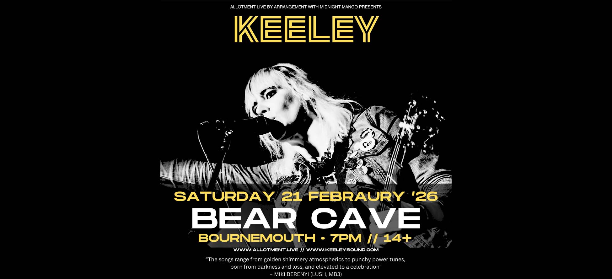 Allotment Live - Keeley Event