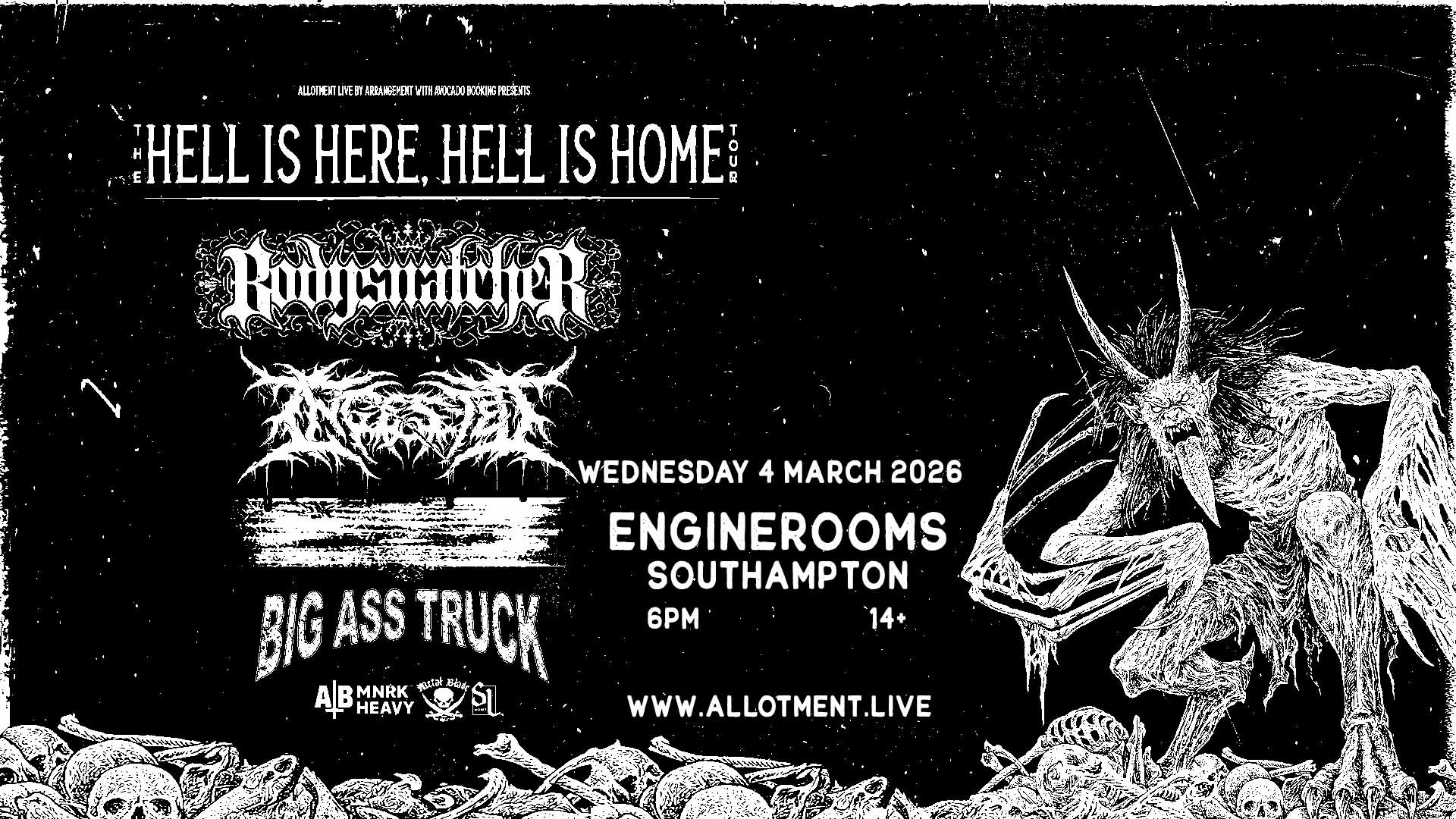 Allotment Live - Bodysnatcher Event