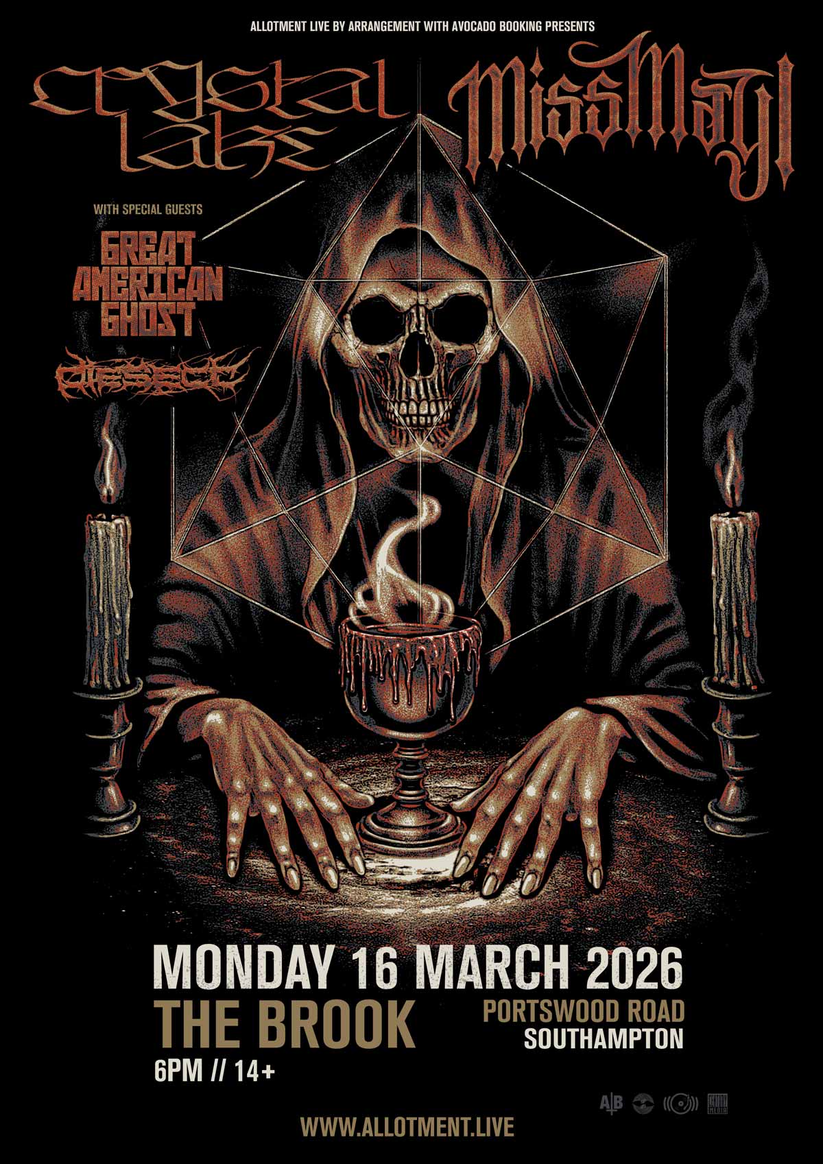  Event - Crystal Lake – The Brook, Southampton Mon, 16 Mar 2026