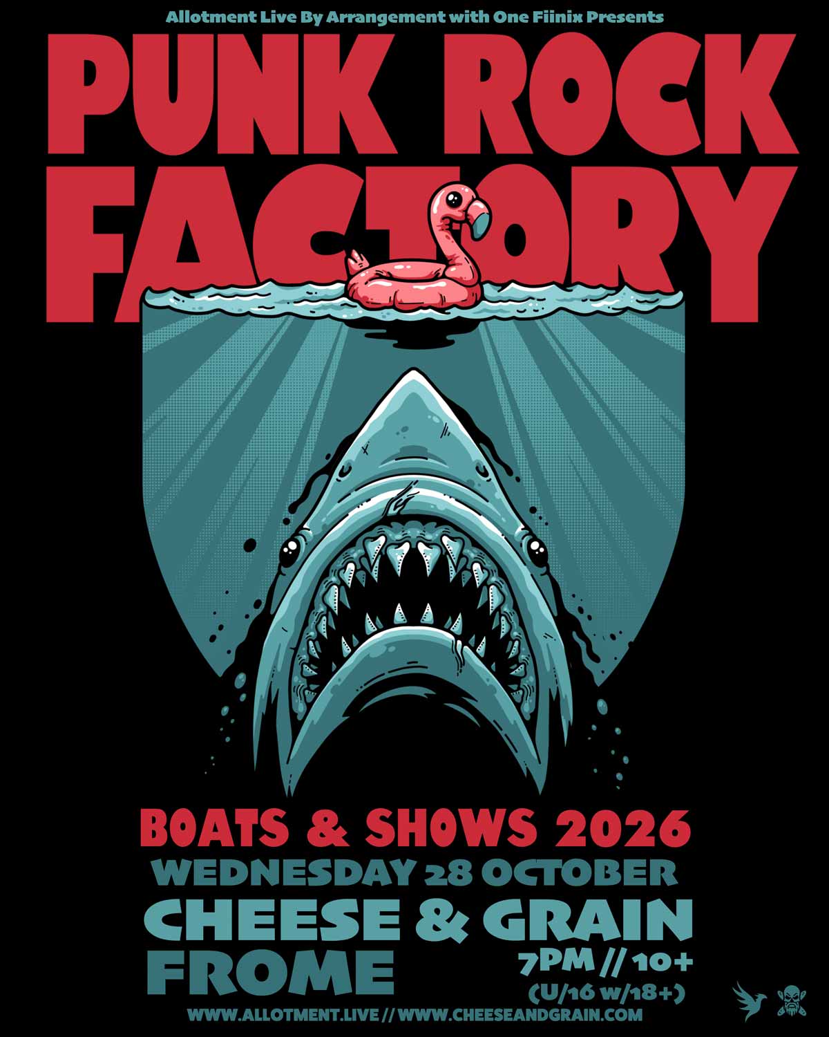  Event - Punk Rock Factory – Cheese & Grain, Frome Wed, 28 Oct 2026